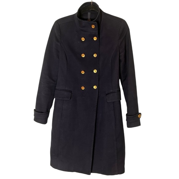 MNG Suit Women's Military Style Double Breasted Trench Coat- Size Small - Picture 2 of 12